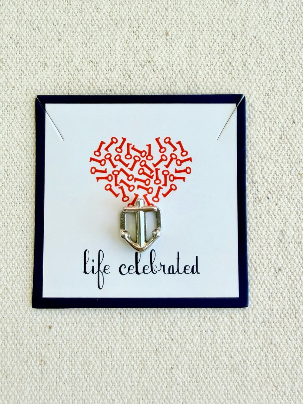 *Anchor Charm* KEEP COLLECTIVE Retired Silver